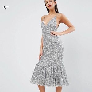 ✨4x Host pick✨ ASOS sequin shattered dress